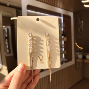 Brinco encanto cravejado