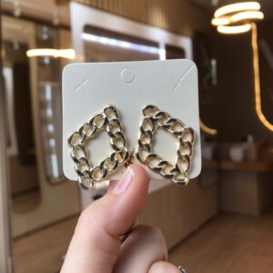 Brinco elos triangular