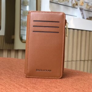 Carteira porta cartões marrom