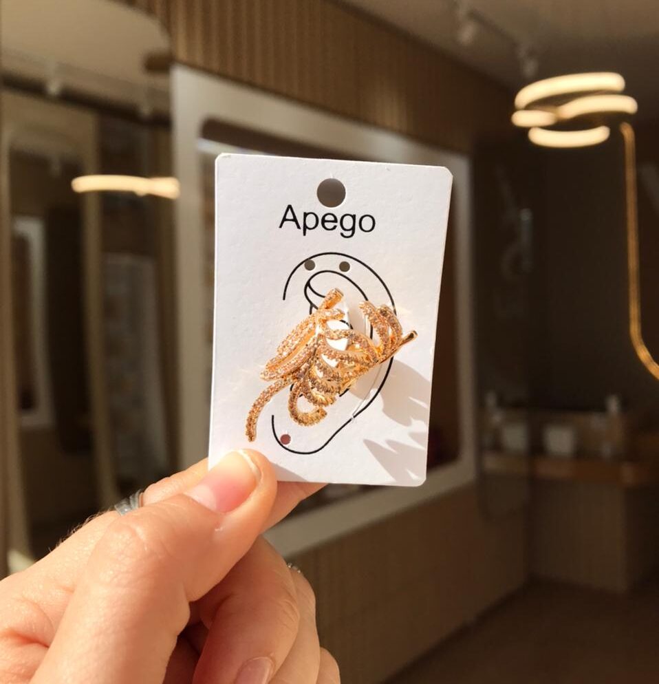 Earr cuff brilho flow