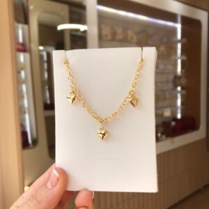 Pulseira corações lux